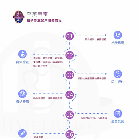 赴美冻卵/冻精流程